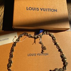 Louis Vuitton Sailor Necklace (Gold)