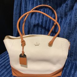 Kate Spade Two Tone Leather Shoulder Bag 