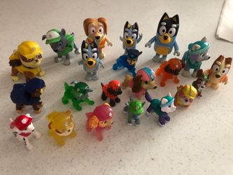 PAW Patrol & Bluey Mini Figure Lot