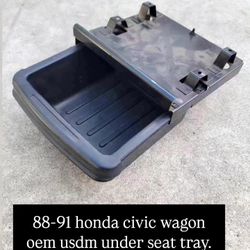 88-91 Honda Civic Wagon Oem Usdm Storage Box Wagovan 
