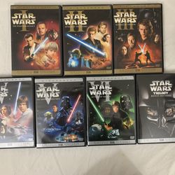 All 6 Pre-Disney Star Wars Episodes I-VI DVDs - 11Discs Get ALL For $25