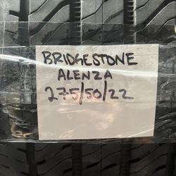Full Set Of Bridgestone 275/50/22 Alenza Tires For ESCALADE AND TAHOE