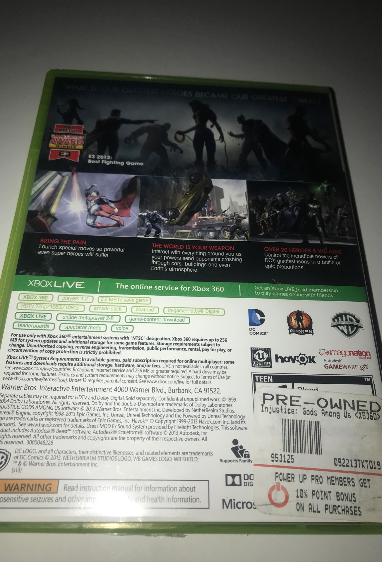 3 Xbox360 Video Game Injustice Gods Among Us + Call of Duty 4 Modern  Warfare +Tom Clancy's Rainbow 6 Vegas 2 w/ Bonus Disc Complete Xbox 360  Games for Sale in Tampa, FL - OfferUp