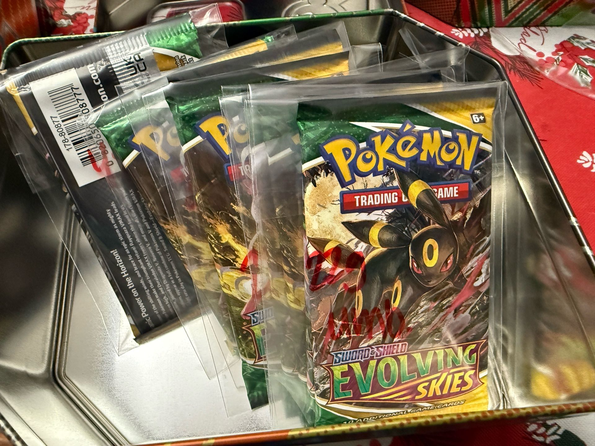 🌙🌟 Pokemon Evolving Skies HEAVY 10 Pack Lot – Chase the Moonbreon! 🌟🌙