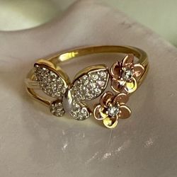 Ring Size 7” 14k Gold