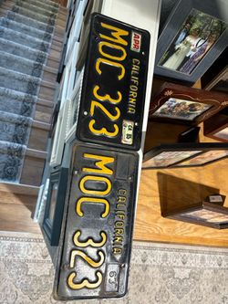 Yom 1960s license plates