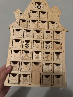 Wooden Advent Calendar 