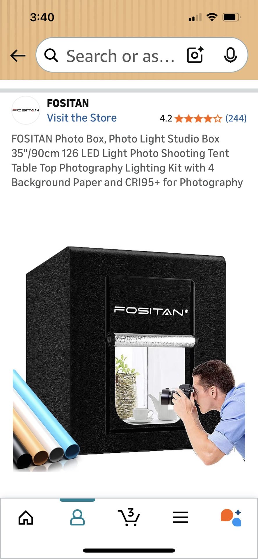 Light Boxes And Back Drops