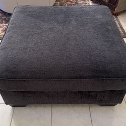 Navy Blue Ottoman 