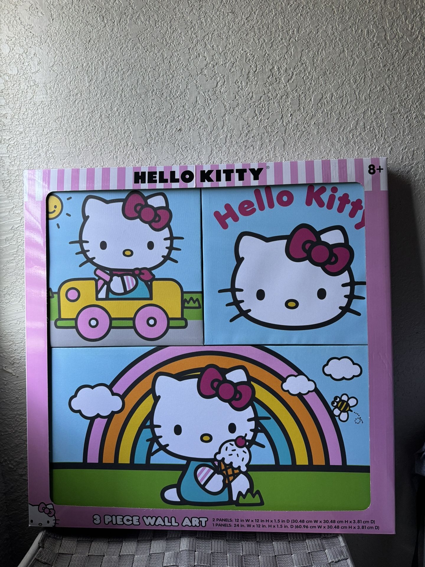 Hello kitty 3 Piece Wall Set 
