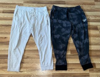 Men’s Sweatpants Bundle (Size XL) - Tommy Hilfiger & Reebok Joggers