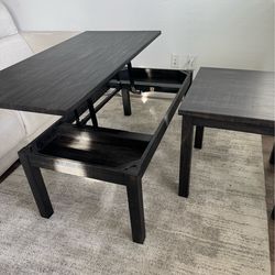 3 Piece Table Set with Lifting Top