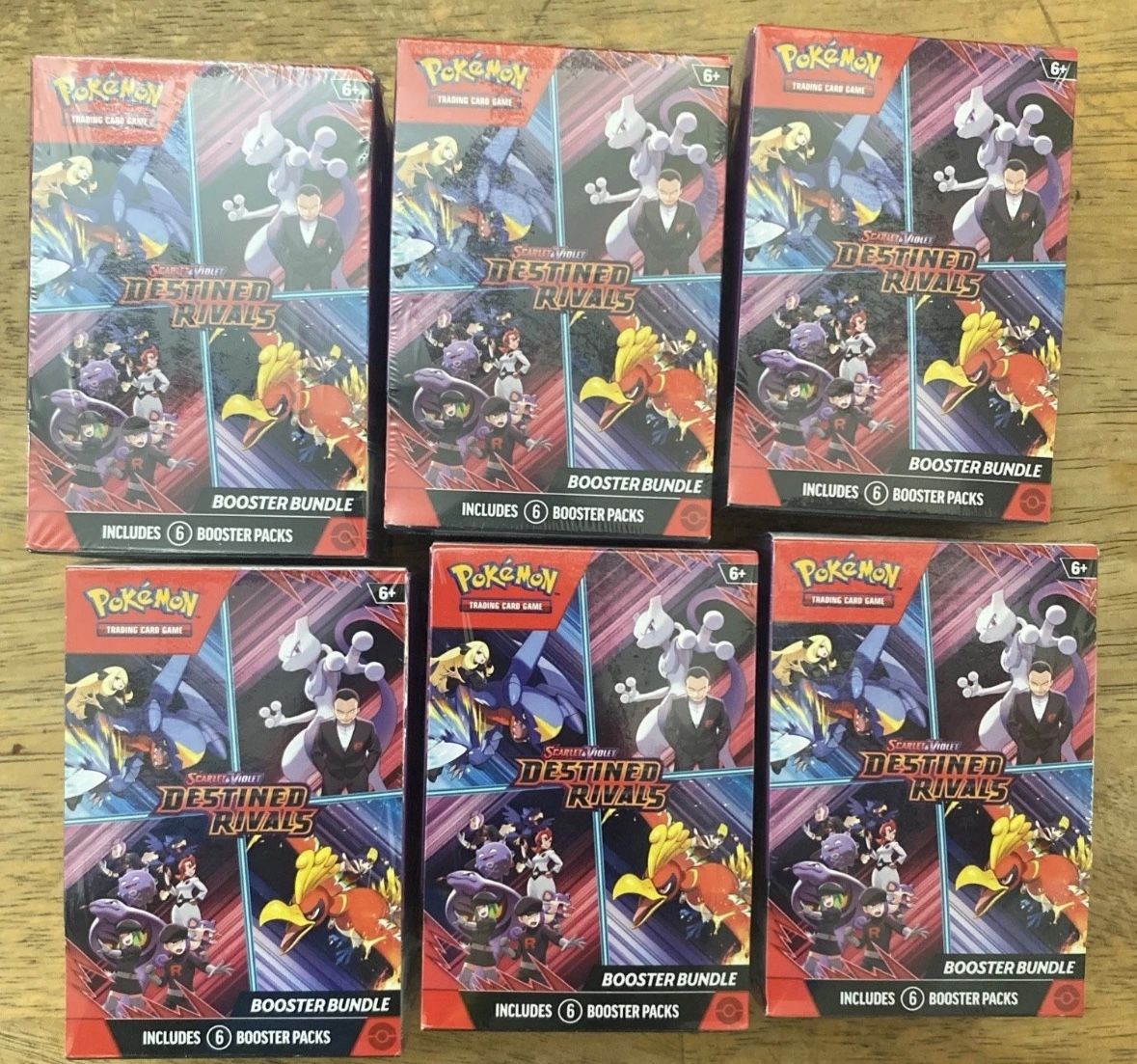 Destined Rivals Booster Bundle In Hand Pokemon TCG Sealed NIB