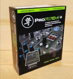 Mackie Professional FX Mixer 10 Channel System Bluetooth USB-C Studio Interface Recording Software ProFX10v3+ 🚨 Payment Options Available 🚨 No Credi