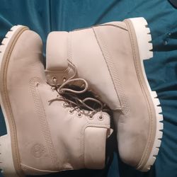 Timberland Boot Classic 6 Inch Beige 8 Medium