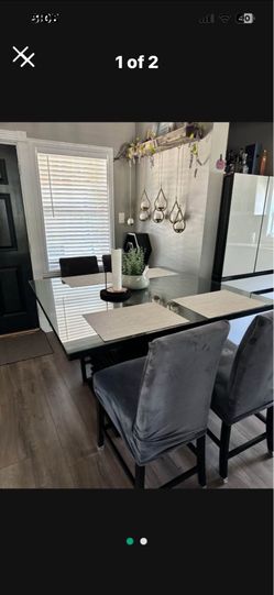 Dining table with chairs