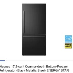 Bottom Freezer Refrigerator Like New