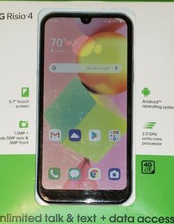 LG Risio 4 Cricket Wireless NEVER USED STILL PACKAGED