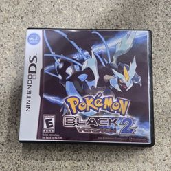 Ds Pokemon Black V. 2 Unathenticated Repro twl-ireo-usa Tested Works