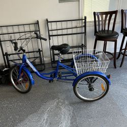 Tribike With Basket