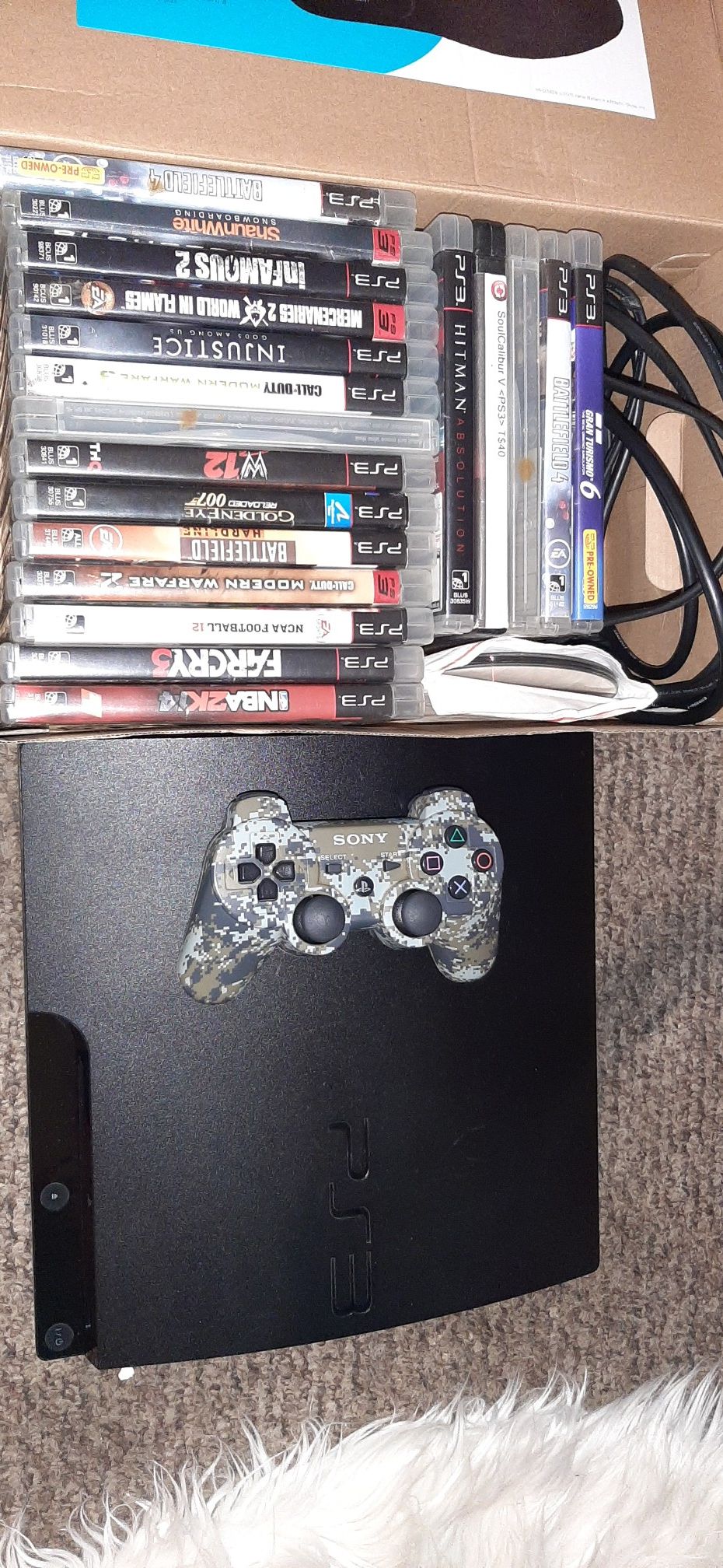 Ps3 with 22 games one controller $120