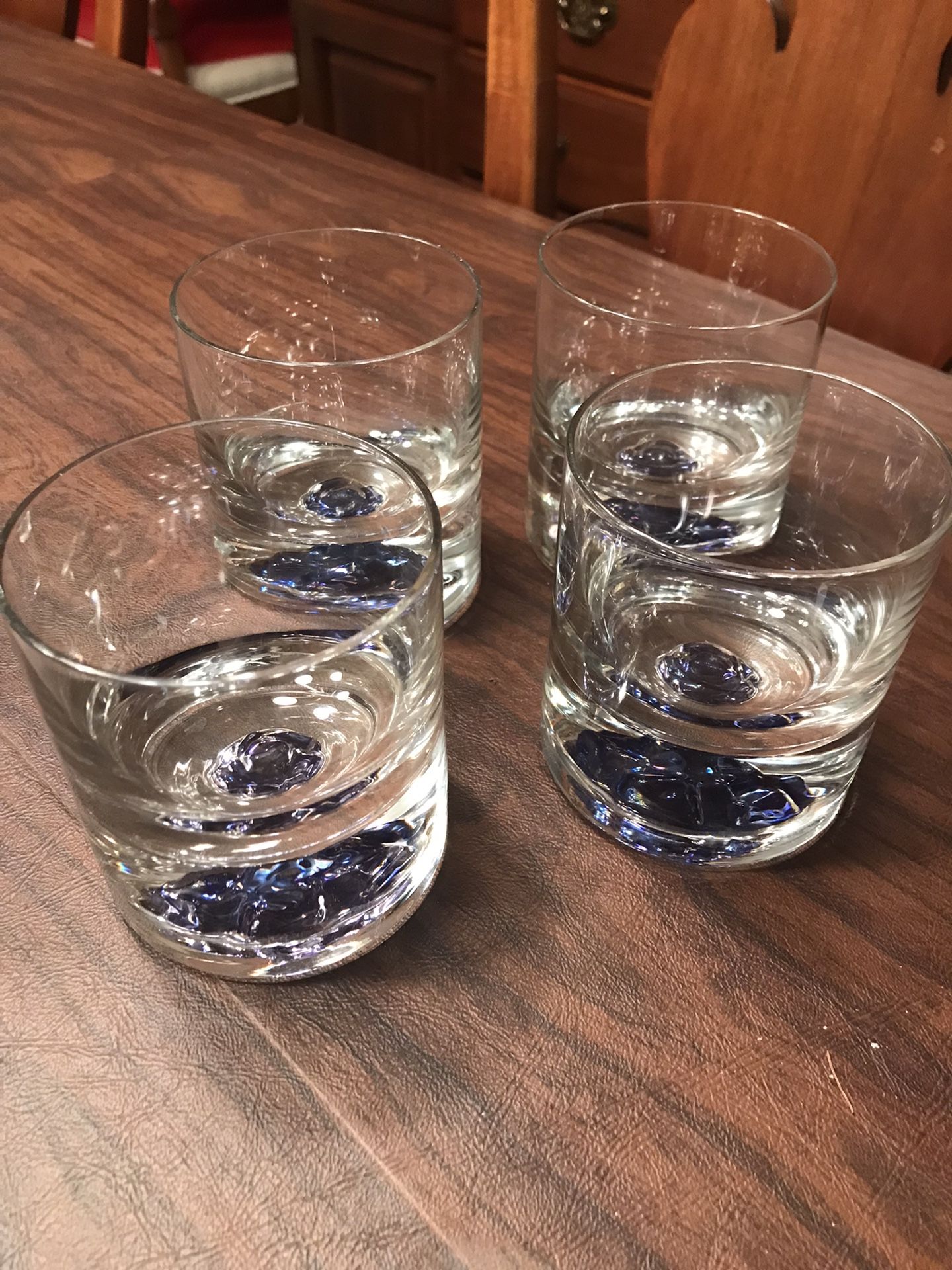 Set Of 4 Weighted Old Fashion Glasses