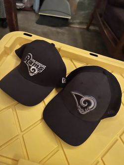 LA RAMS NEW ERA Stretch Fit Baseball Caps Size S/M