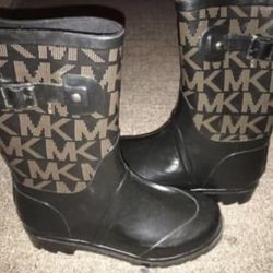 Brown Michael Kors Rain Boots,  7.5 M 