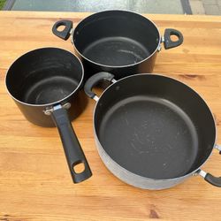 3 Non Stick Pots
