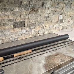 G LOOMIS GLX FR10812-3 Three piece 9' #12 Weight Graphite Fly Rod -XLNT with Tube