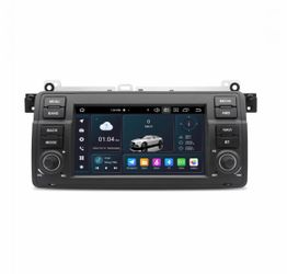 Car Stereo Radio BMW 3 Series E46 M3 99-2005, Wireless CarPlay Android Auto, 7” Touch Screen Head Units, Backup Camera
