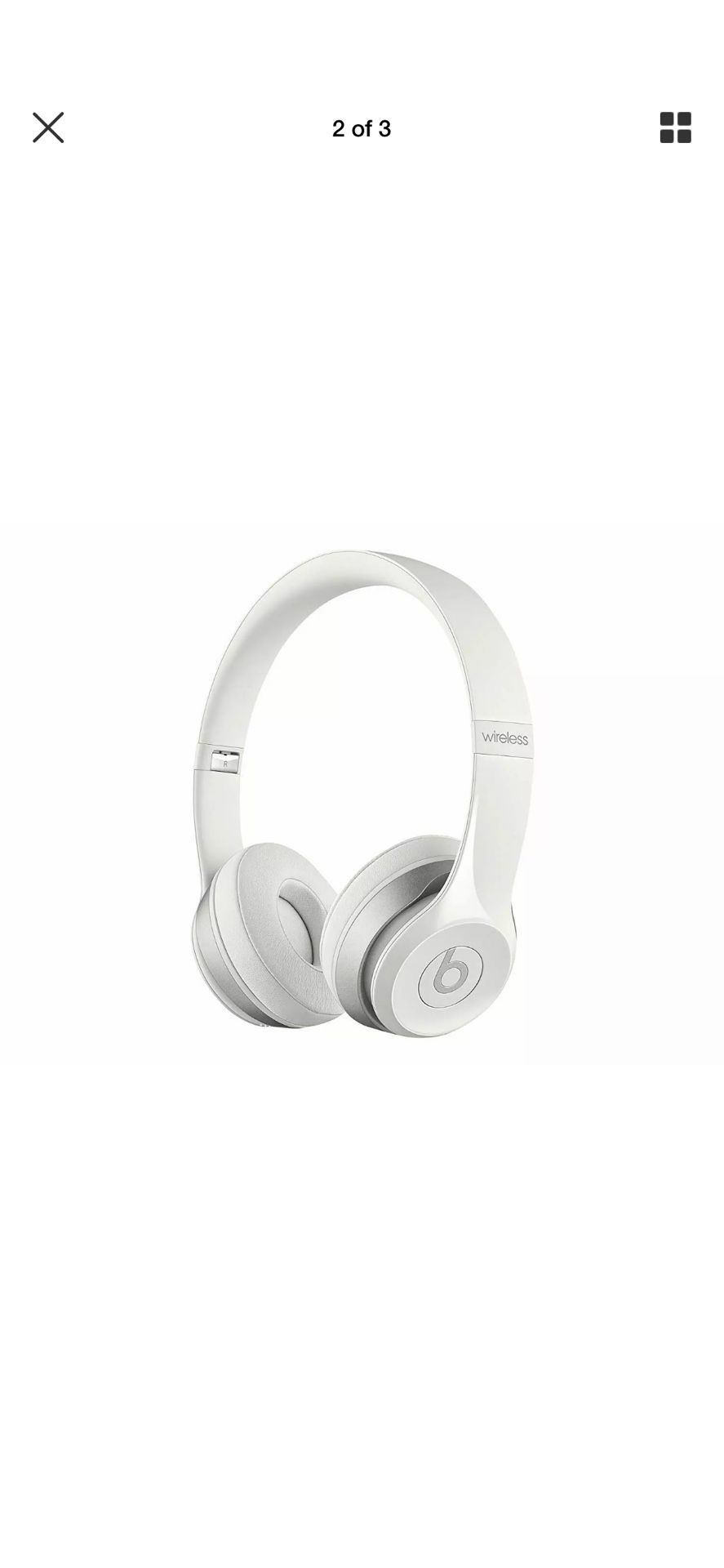 Beats Solo2 Wireless - White (pre-owned)