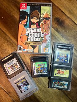 Authentic Nintendo Games – Pokémon, Zelda, GTA & Dragon Quest – For Sale or Trade