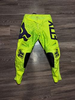 Fox Racing 360 Motocross Pants Size 34 Neon Yellow Purple NWOT