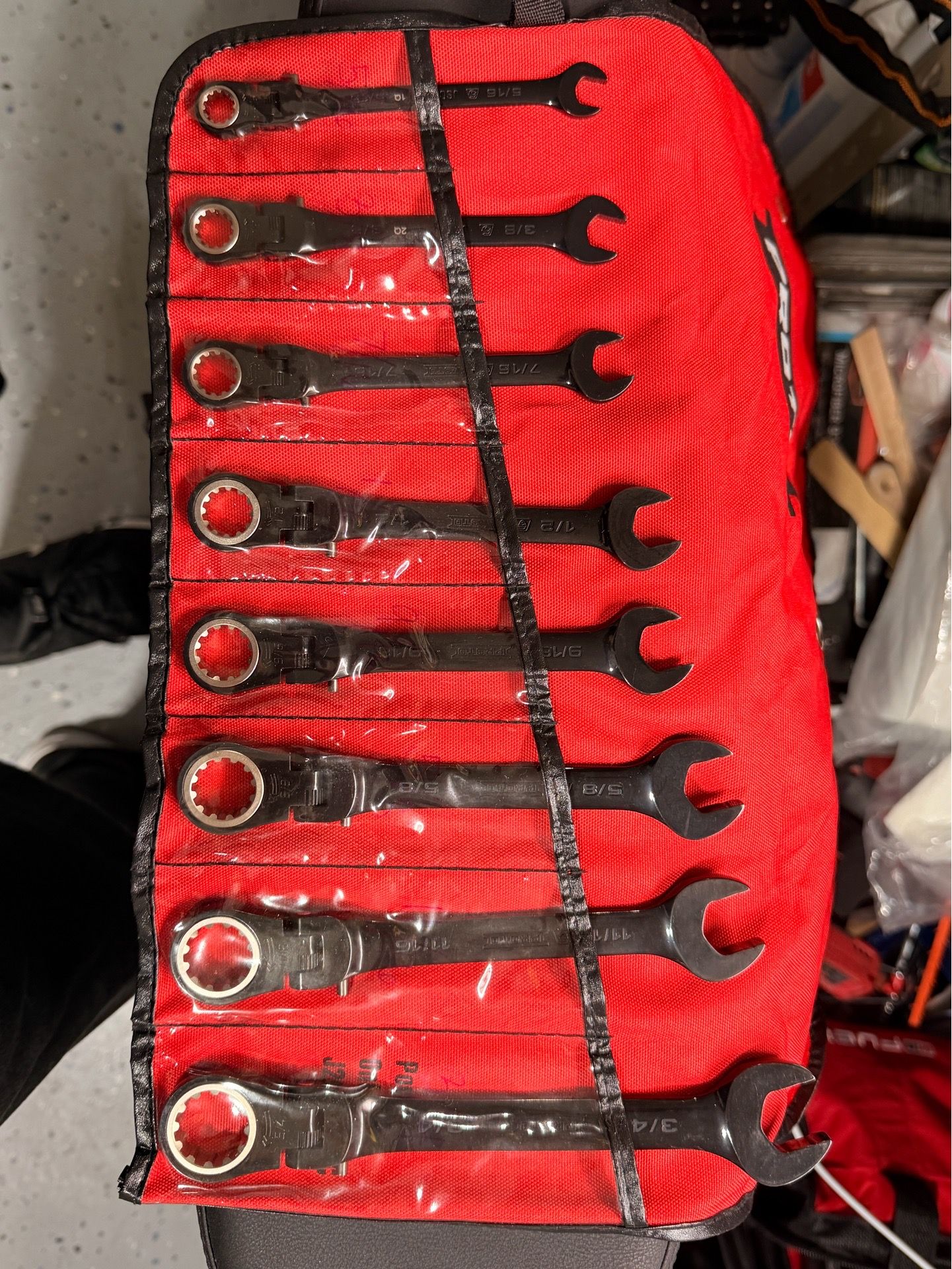 Ratcheting wrenches sae