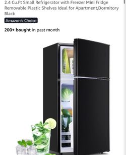 Mini fridge (black)