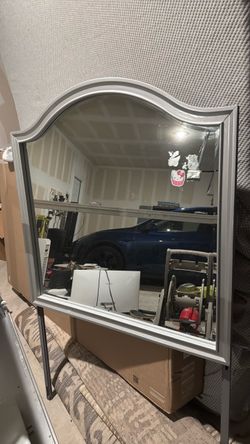 Free Full bed frame+ Dresser with mirror+ Night table