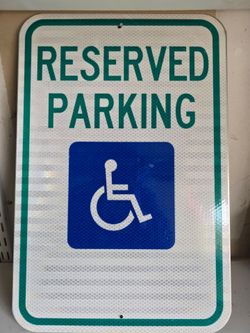 Handicap sign