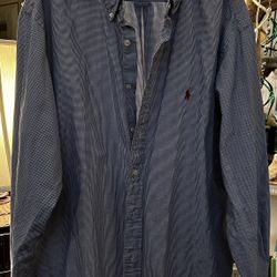 Men’s XL Ralph Lauren Classic Fit Oxford Button Front Shirt