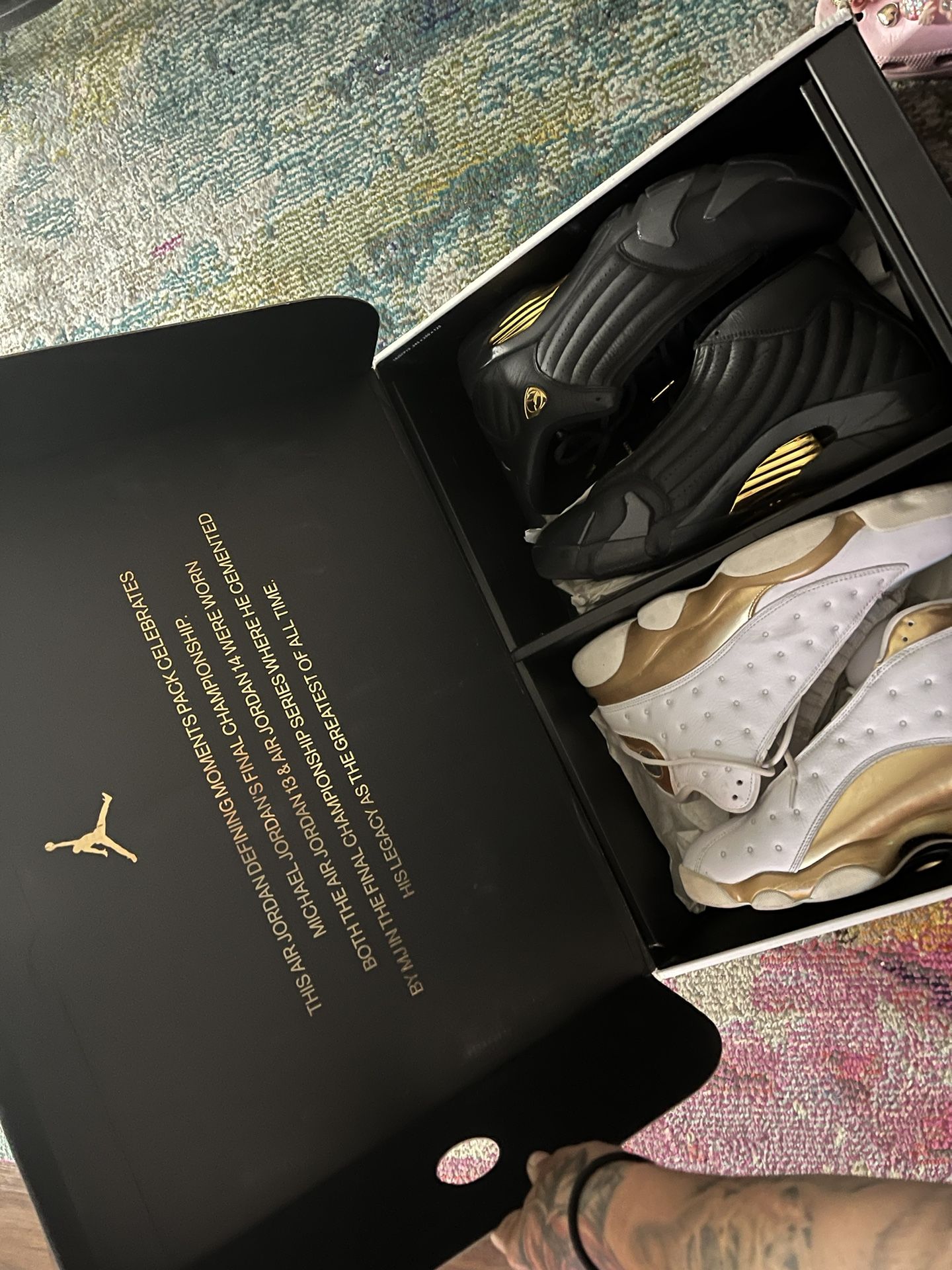 Size 12M Limited Edition Jordan Package-Retro XIII & XIV