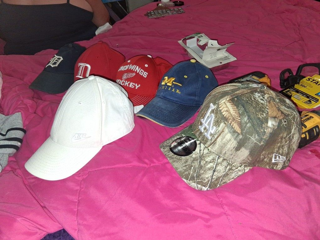 hats all types and alot nice nike adidas rdx the m den all or one make offer have more not listed also