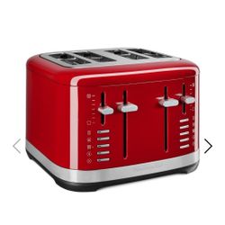 KitchenAid 4 Slice Toaster - Empire Red