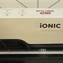 TYMO Ionic Plus Hair Straightener Brush with 16 Temps, 30s Heat-up Blac