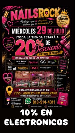 Material para uñas y pestañas