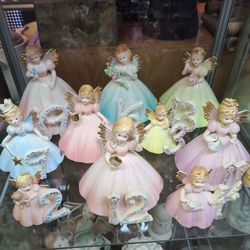 Vintage Bietday Statues Josef Orginal 