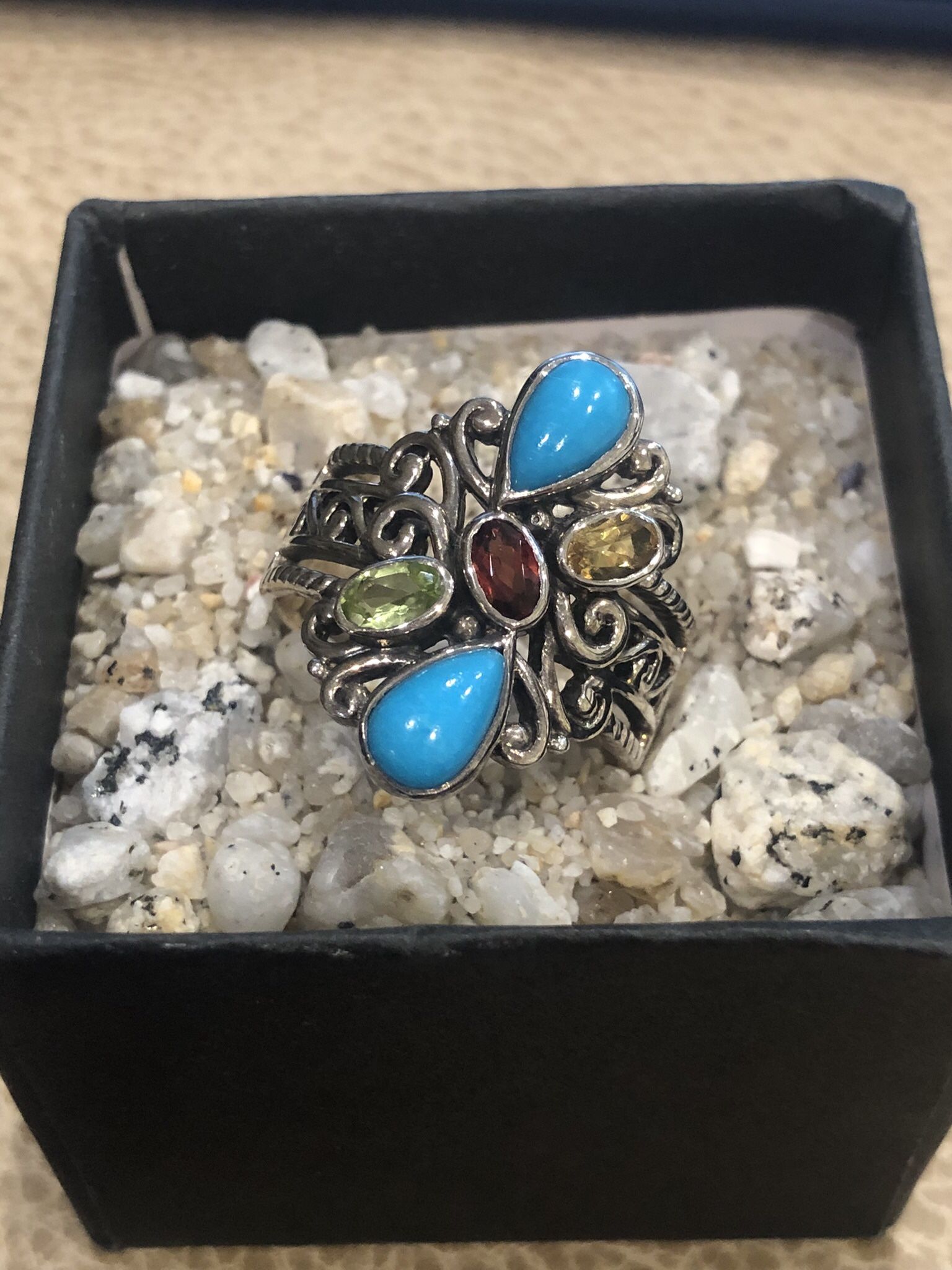 Natural Arizona Sleeping Beauty Turquoise Ring