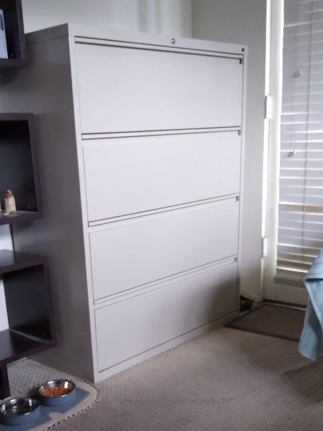 4 Drawer Steel Lateral File