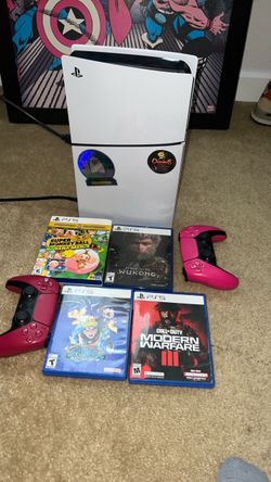PS5 Console Bundle with Games and Controllers