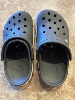 Gray crocs size 2 Kids 