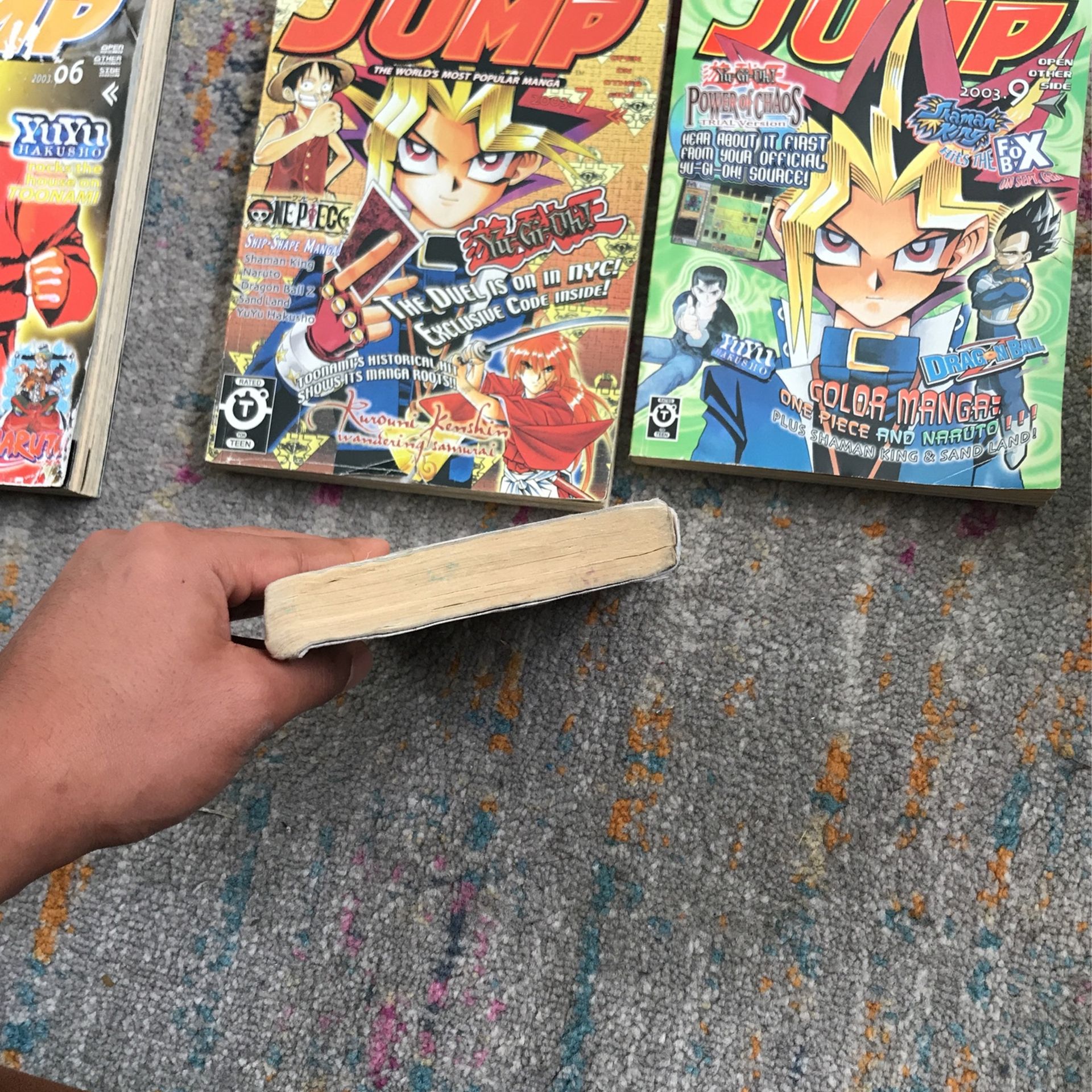 Collecter Items, Shonen Jump manga